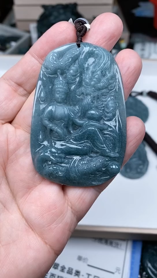 【闪购商品】翡翠颈饰未镶嵌天然A货翡翠一物一证