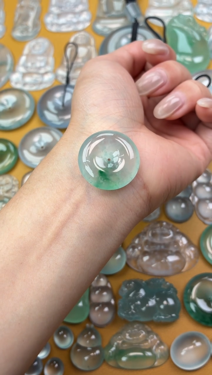 吊坠(不含链)未镶嵌翡翠13 平安扣 24.9 5.8