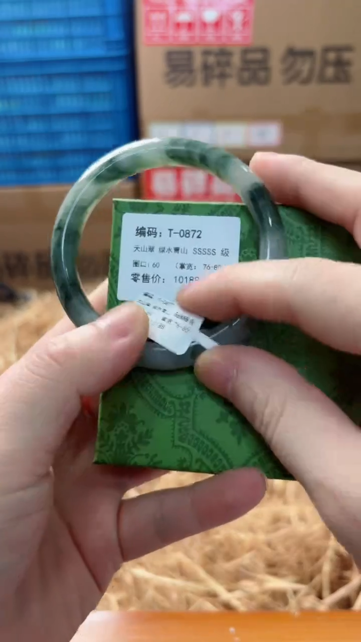 未镶嵌手镯石英质玉T-0872