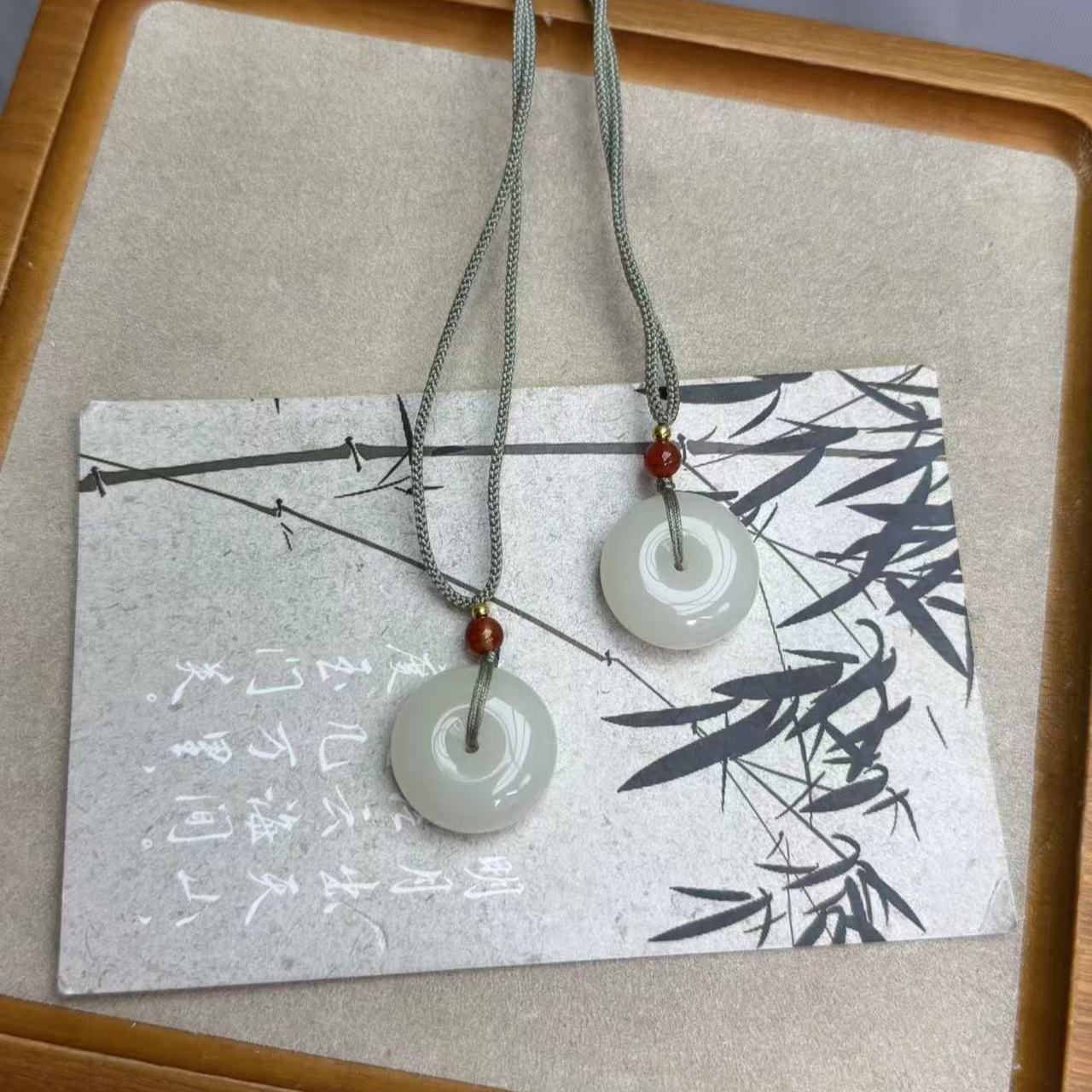 【官方甄选】高货青海晴水和田玉平安扣