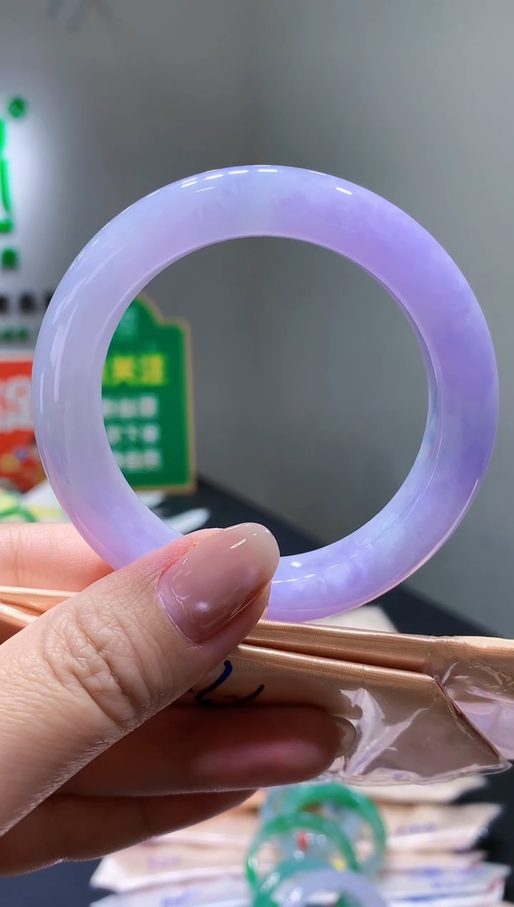 未镶嵌手镯翡翠k69天然A货缅甸翡翠54.8