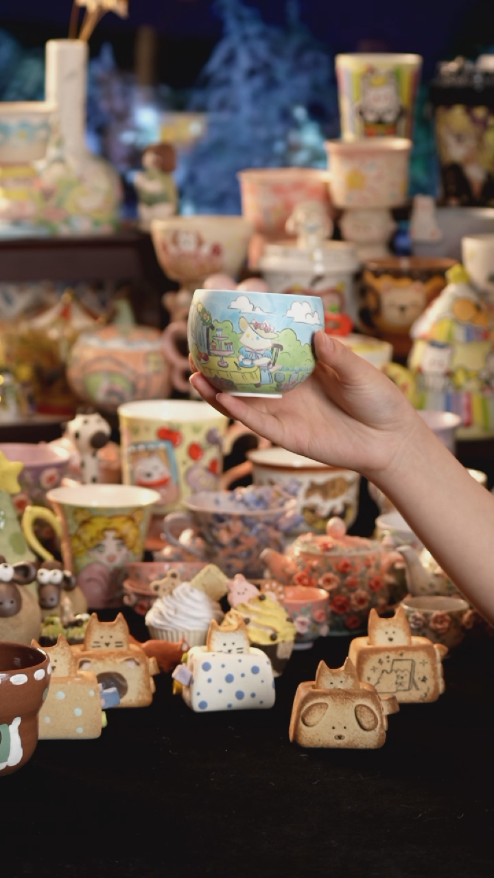 其他陶景德镇釉下彩手绘设计师款陶瓷