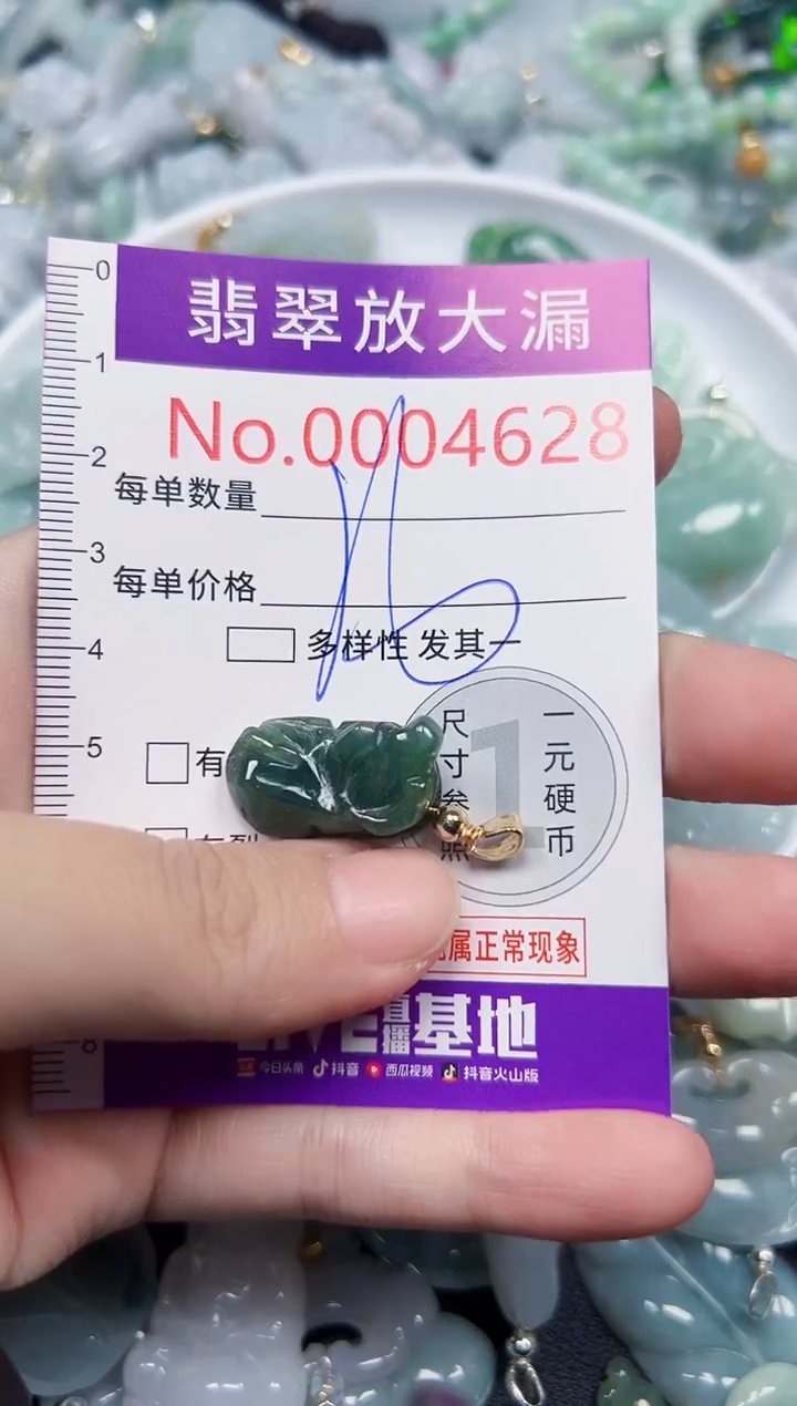 颈饰未镶嵌翡翠4628