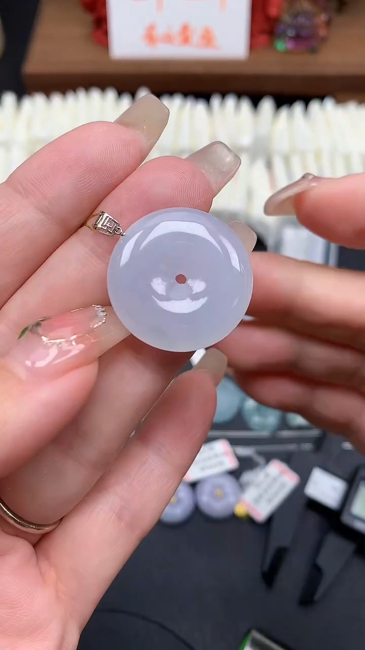 【闪购商品】翡翠吊坠(不含链)18K金镶嵌MS152642