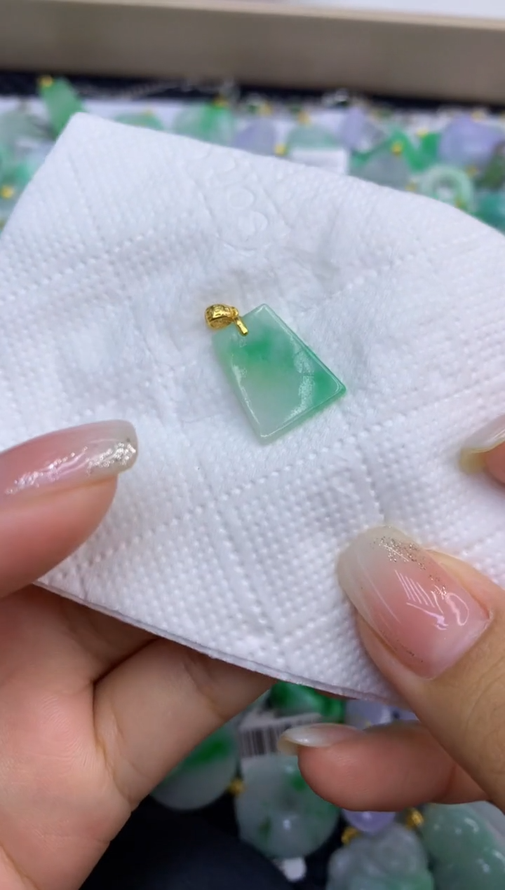 颈饰未镶嵌翡翠天然缅甸A货翡翠
