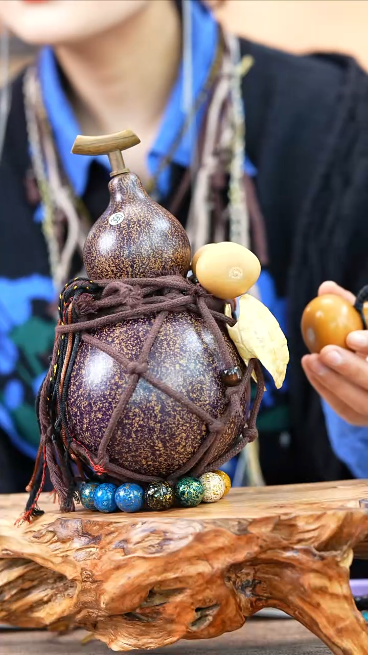 【闪购商品】390—光岳葫天然大漆酒葫芦不含漆珠