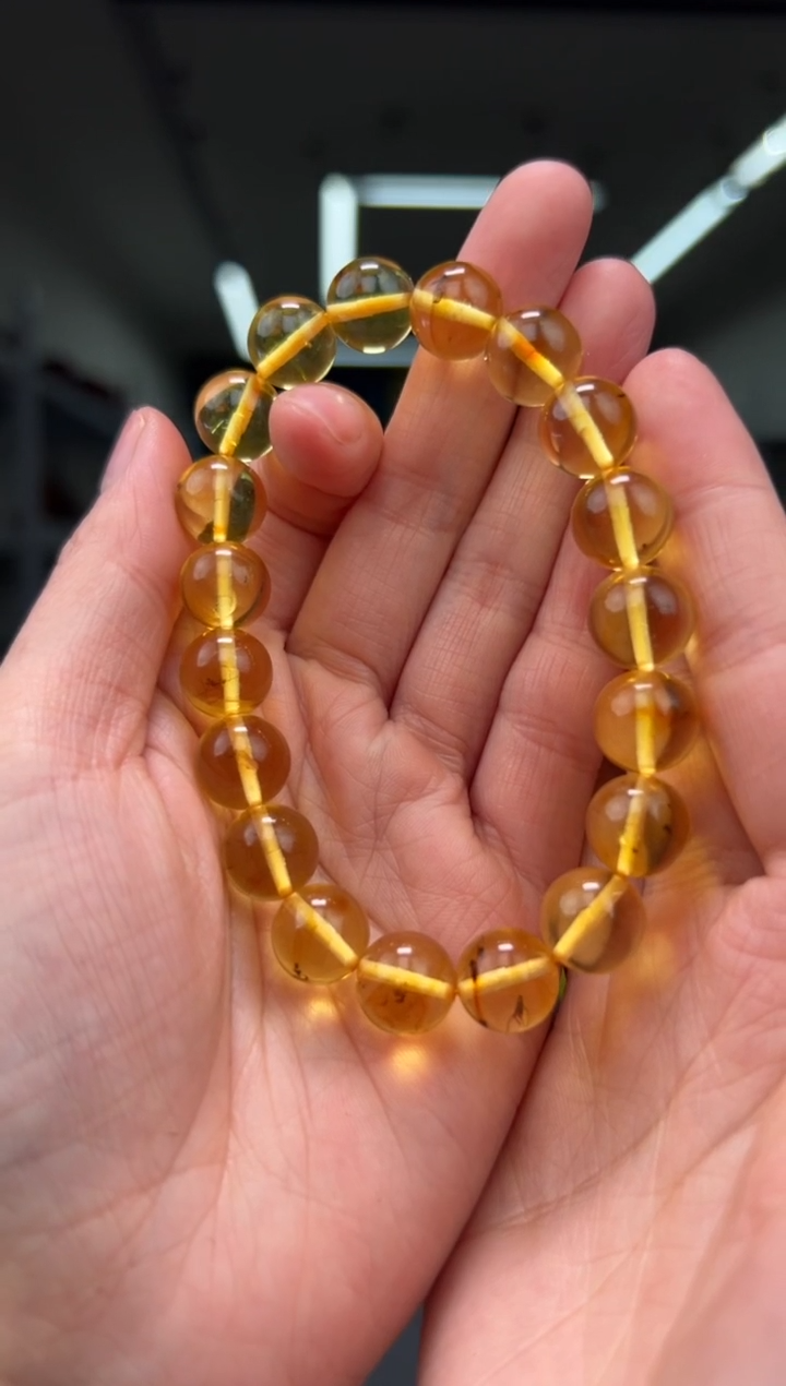 手链琥珀未镶嵌手串