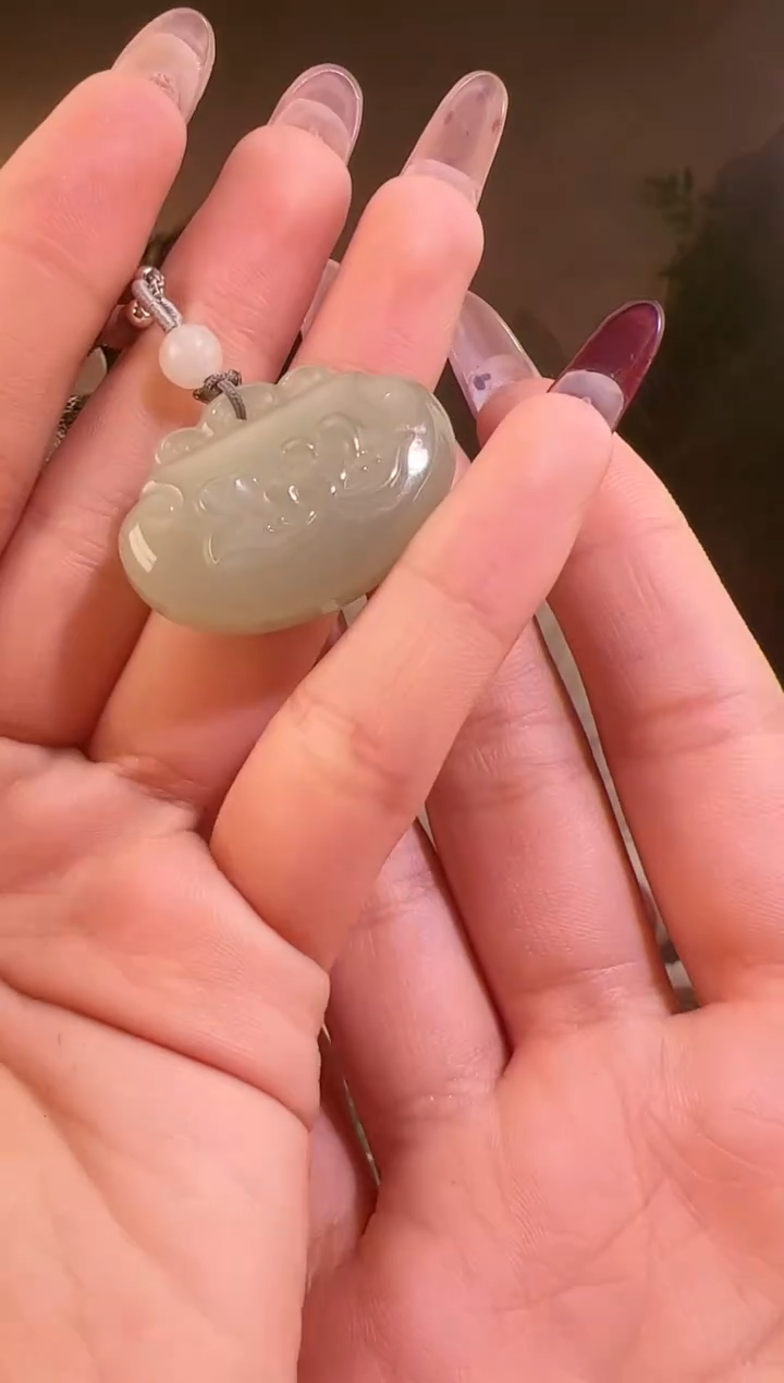 【闪购商品】和田玉颈饰未镶嵌锁p