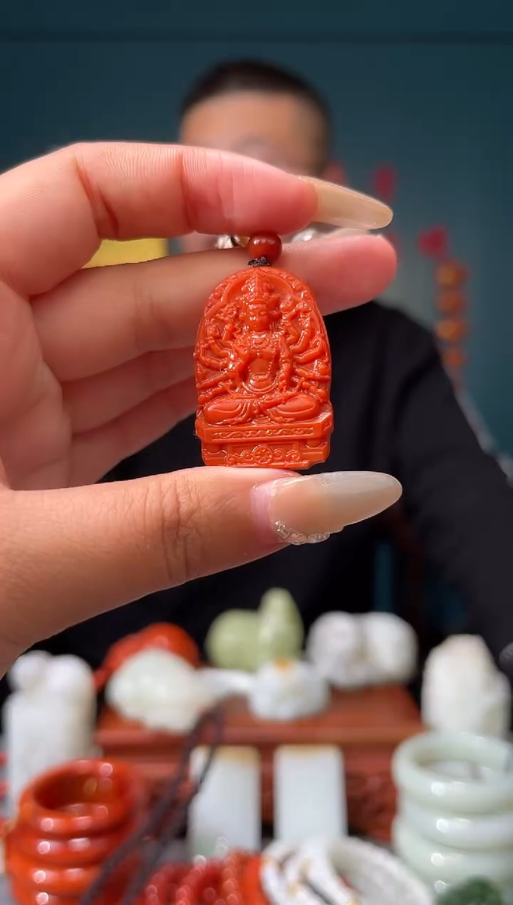 【闪购商品】南红玛瑙颈饰未镶嵌吊坠