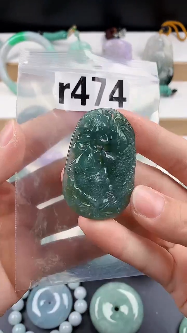 颈饰未镶嵌翡翠天然翡翠吊坠挂件