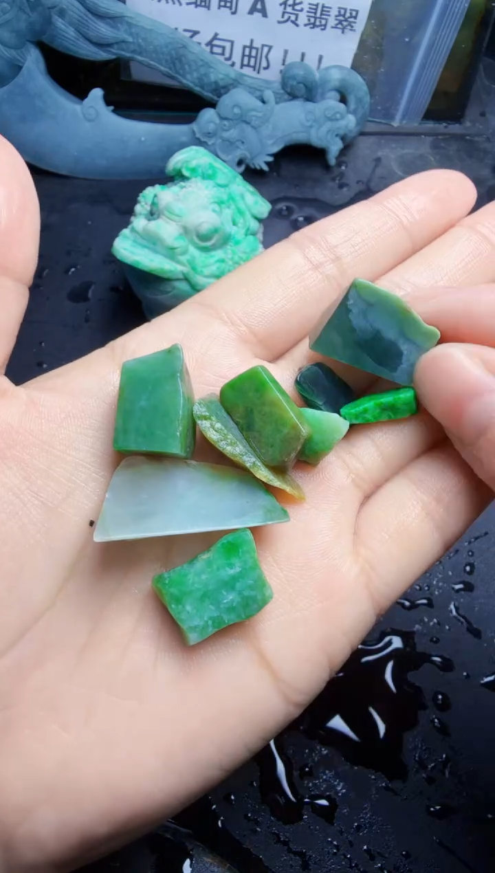 未镶嵌挂件翡翠天然翡翠060