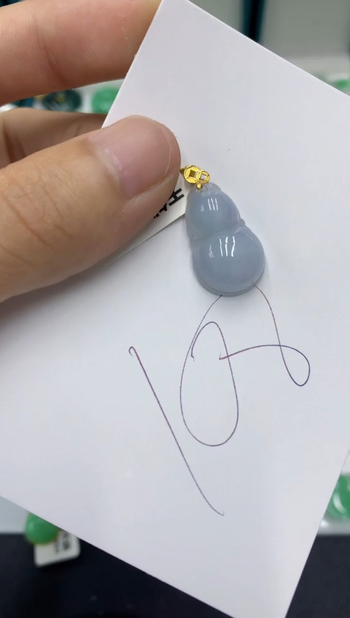 【闪购商品】翡翠颈饰18K金镶嵌翡翠