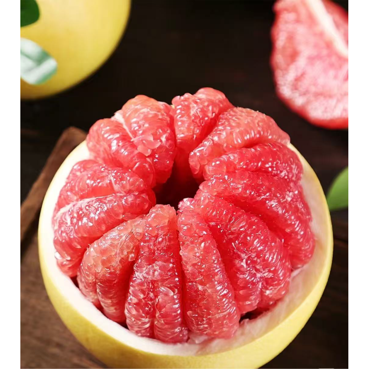 《农人老三》红心蜜柚香甜水润一口爆汁新鲜水果顺丰包邮g云南省云南省