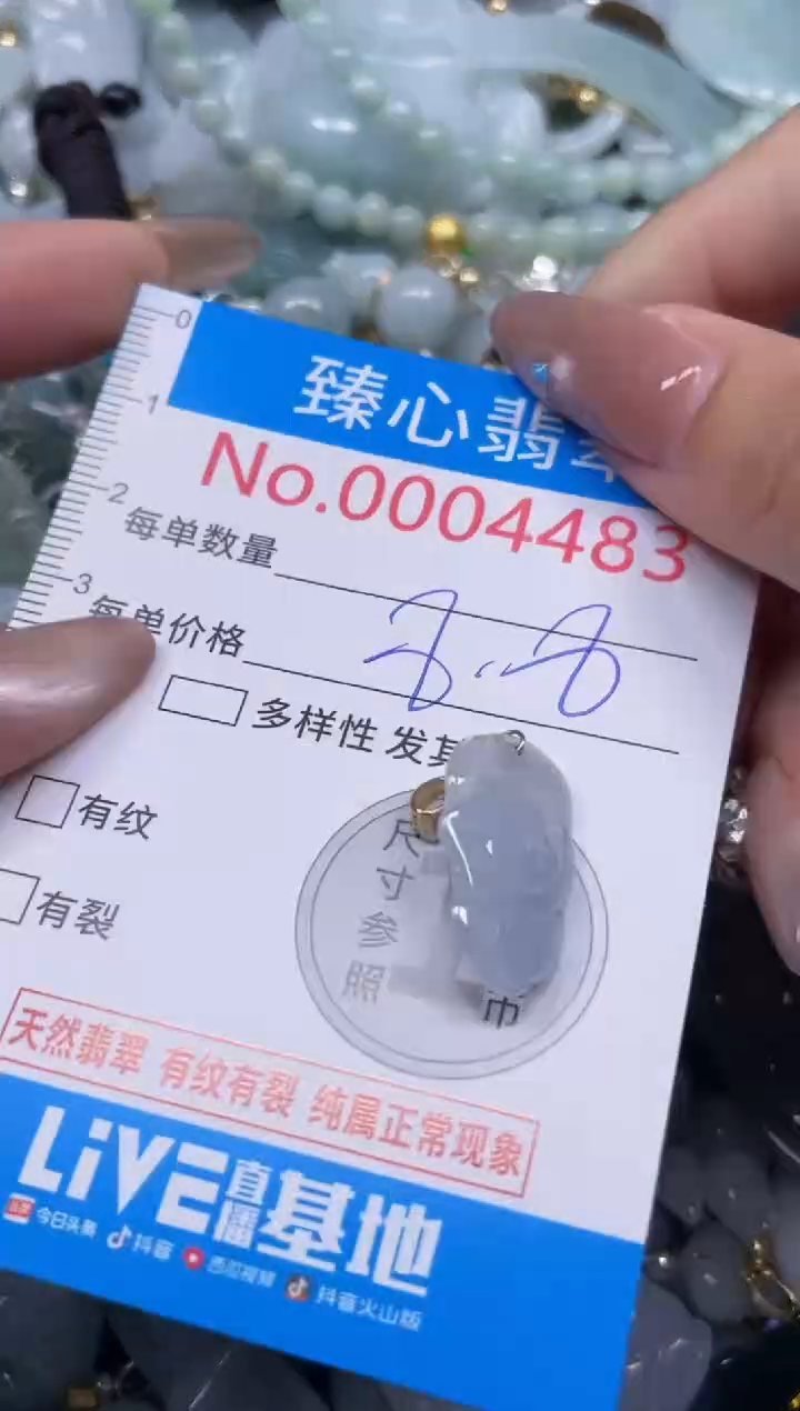 颈饰未镶嵌翡翠4483