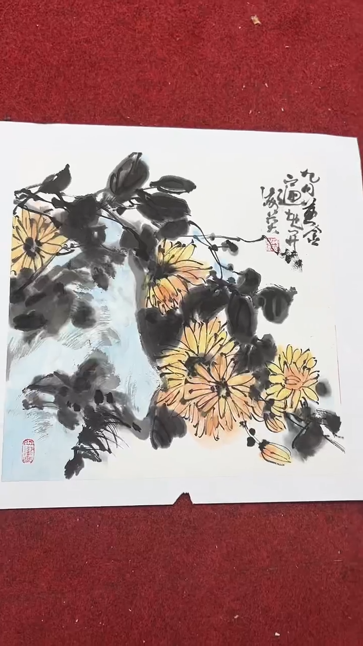 国画赵海英/国画/画心