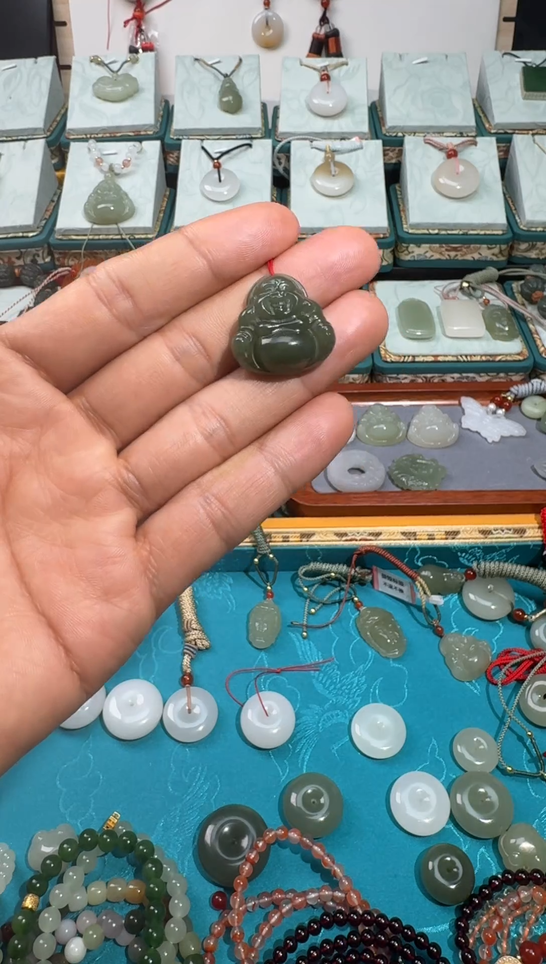 【闪购商品】和田玉颈饰未镶嵌25佛公