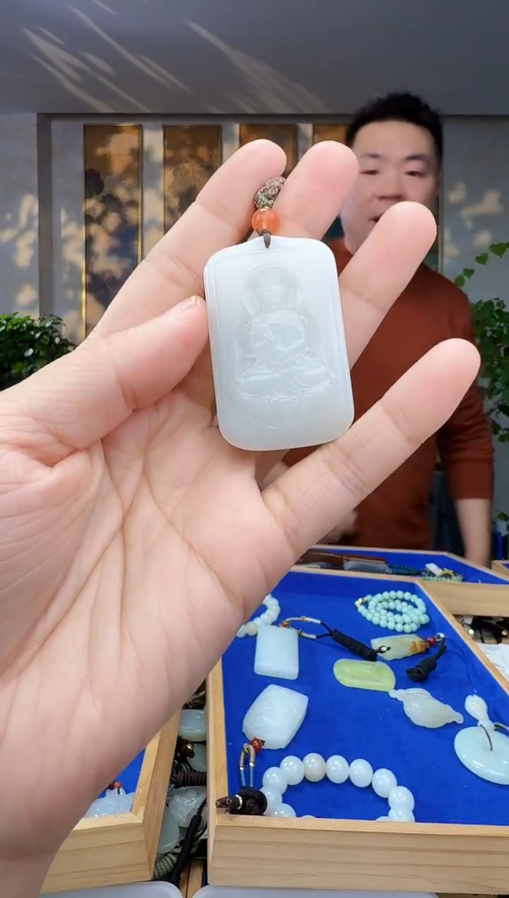 未镶嵌和田玉挂件拍一发一