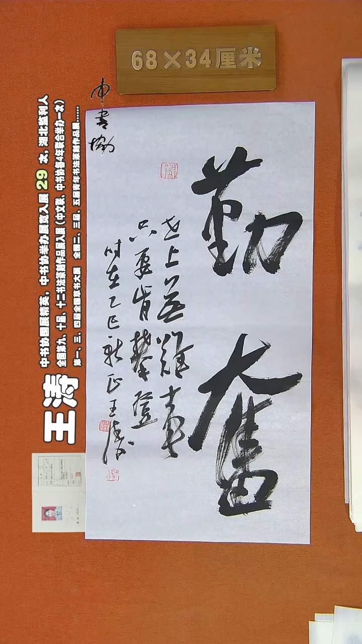【闪购商品】书法637王涛书法作品