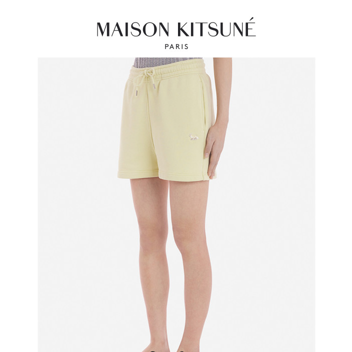 【折扣甄选】Maison Kitsune女款 春夏 玩色小狐狸Jennie同款短裤