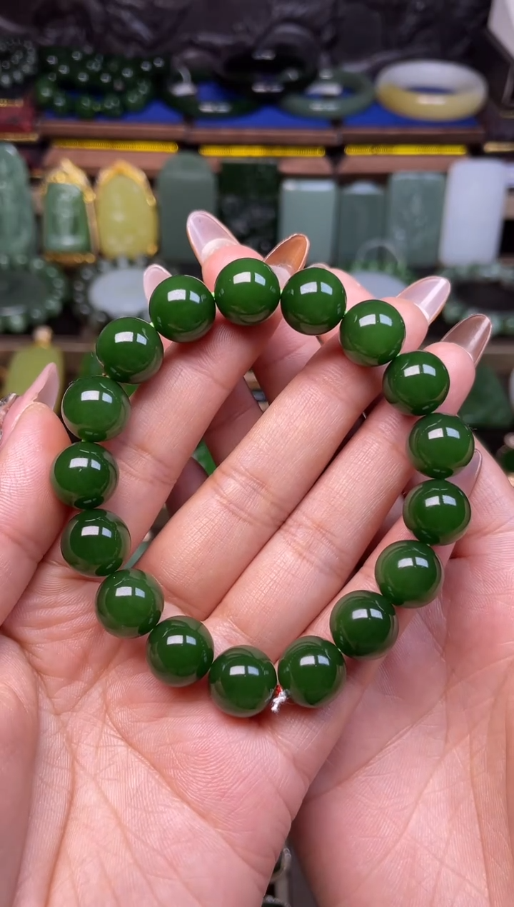 颈饰未镶嵌和田玉手串卡12