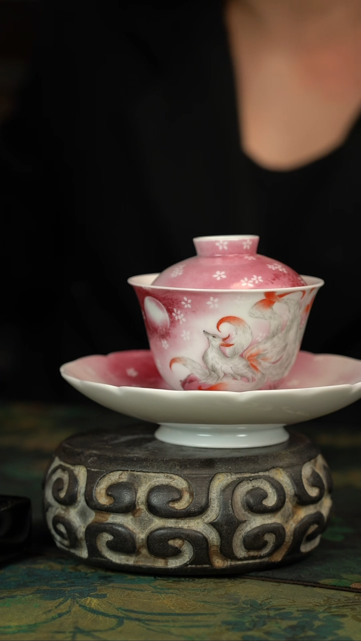 【闪购商品】瓷片初六好物分享@@九尾盖碗组