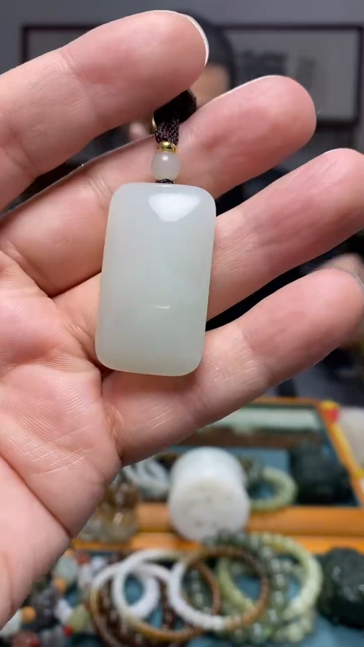 颈饰未镶嵌和田玉6
