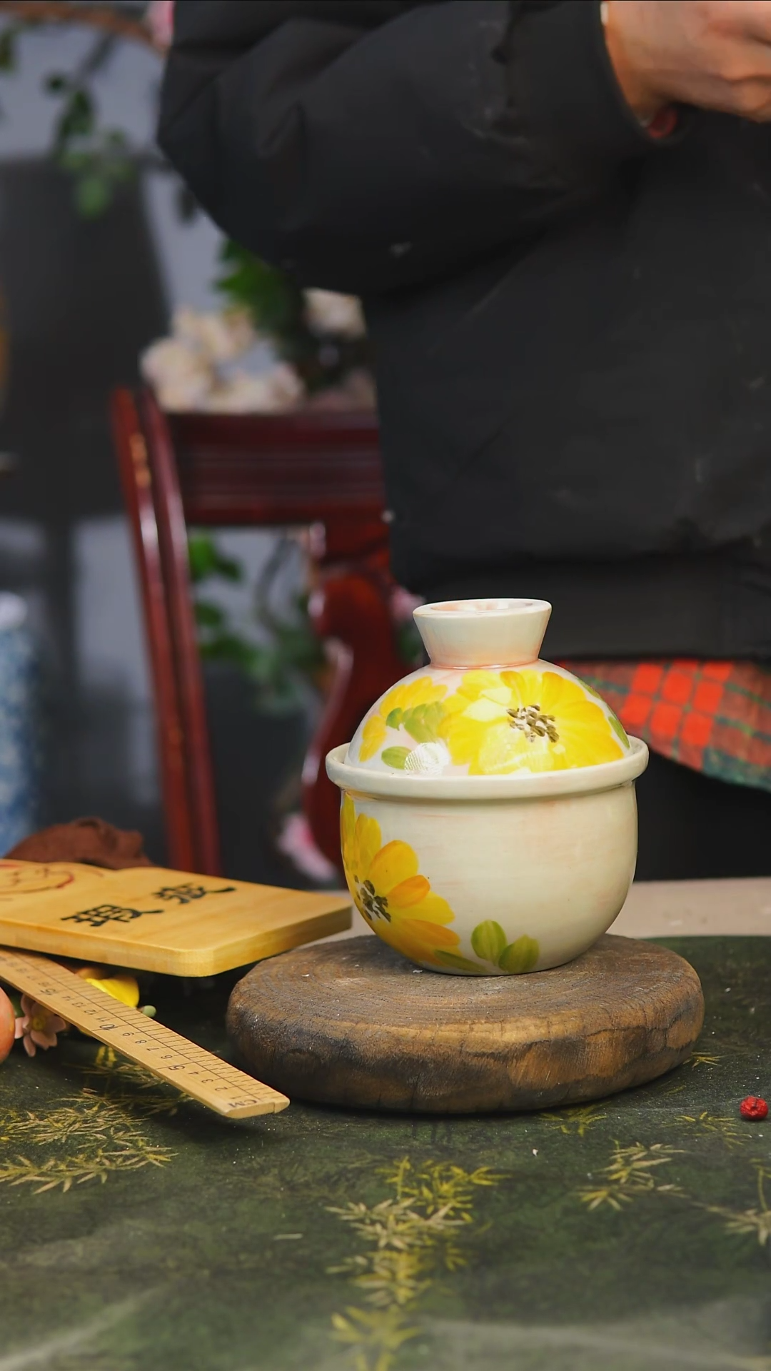 【闪购商品】景德镇釉下彩手工炖盅