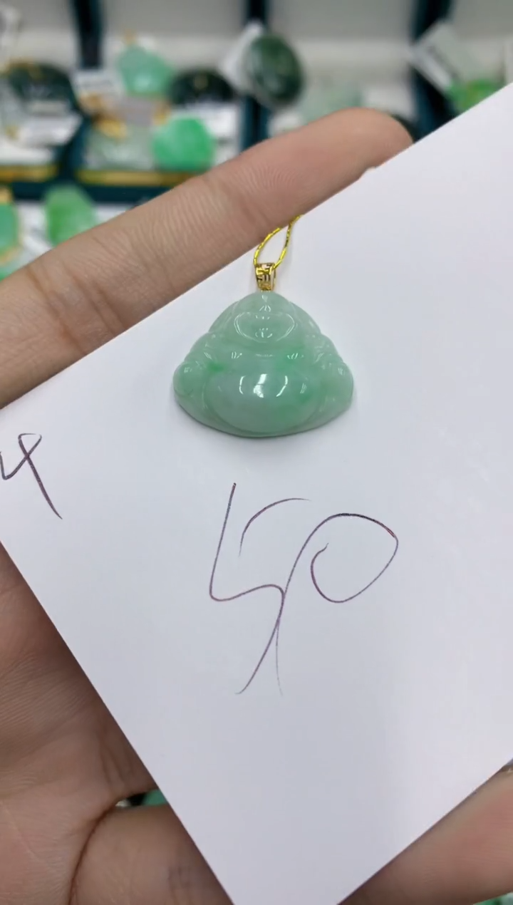 【闪购商品】翡翠颈饰18K金镶嵌翡翠