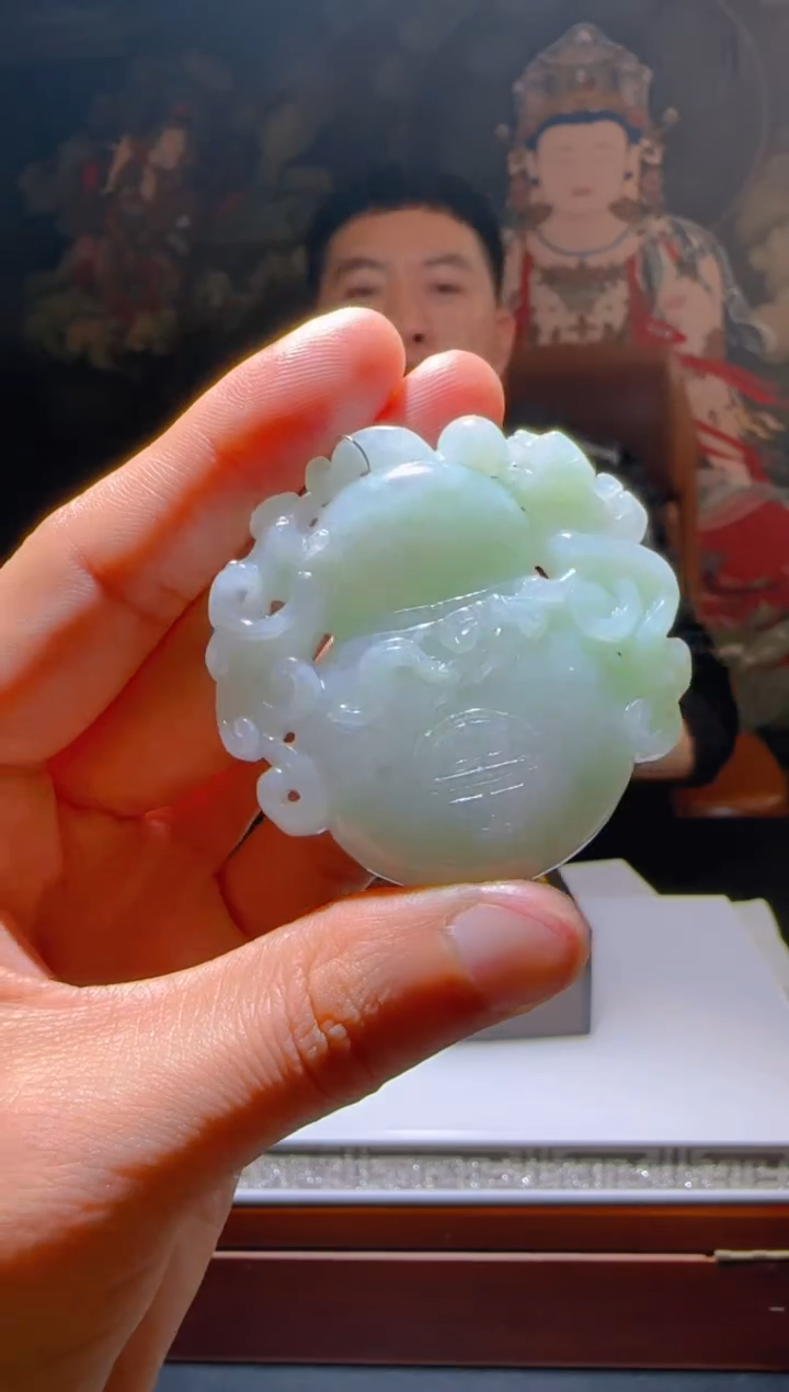 【闪购商品】定制翡翠未镶嵌L-@@QJSX304051