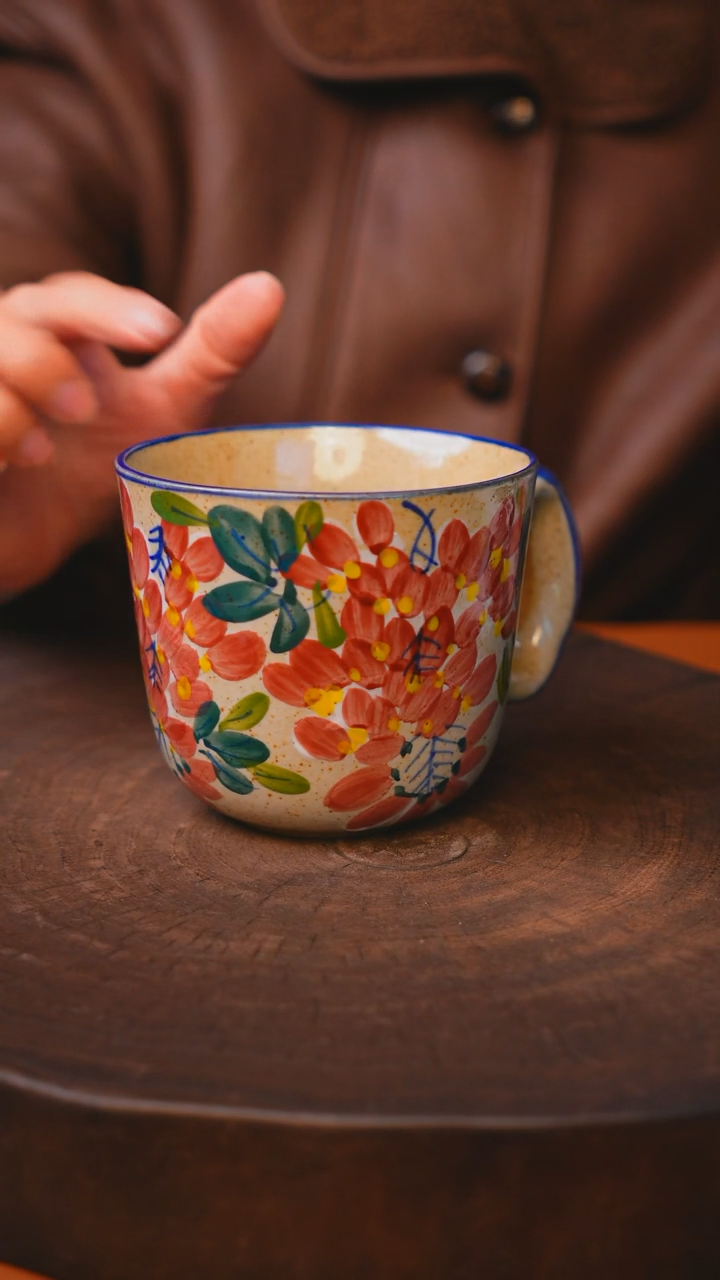 【闪购商品】瓷片景德镇手绘瓷器高温釉下彩--