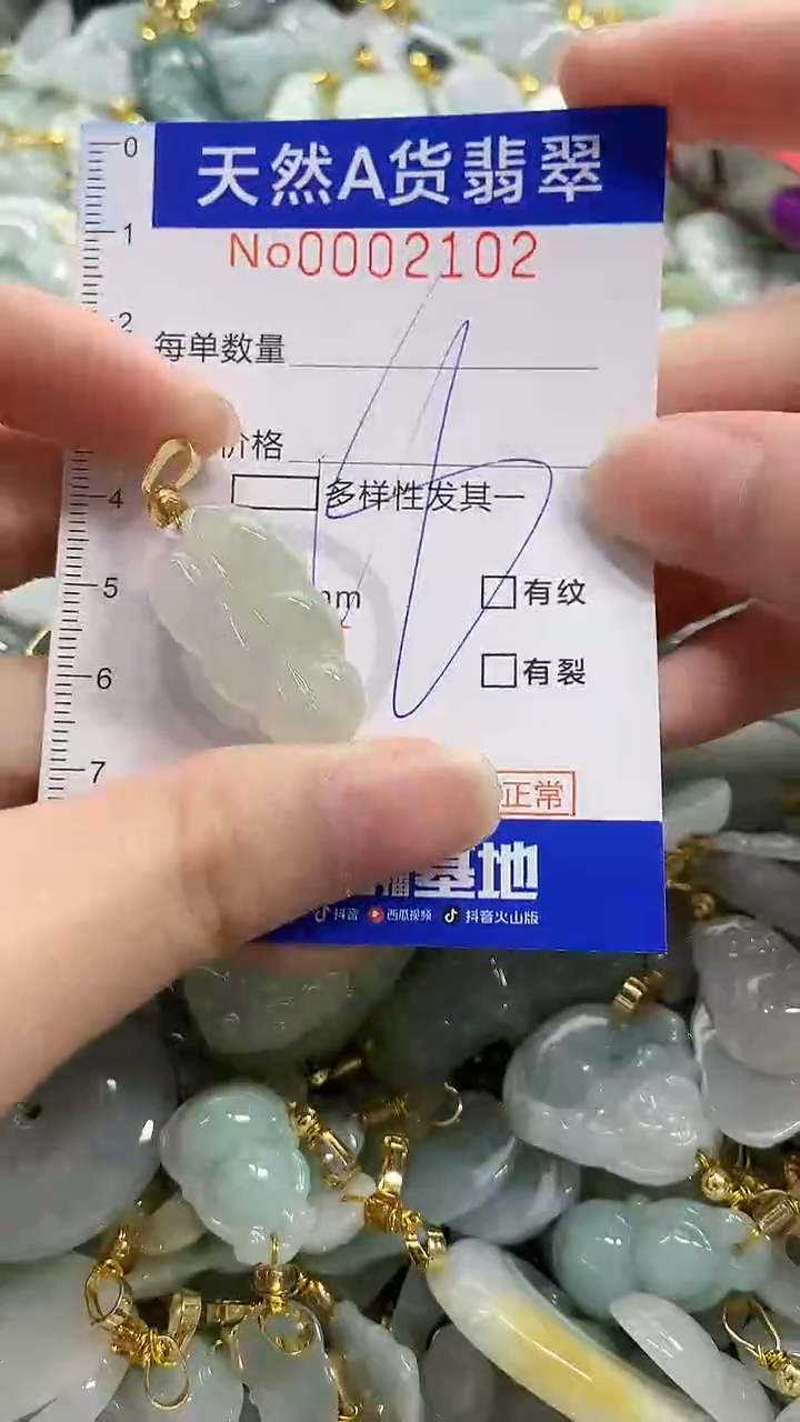 颈饰未镶嵌翡翠天然A货翡翠