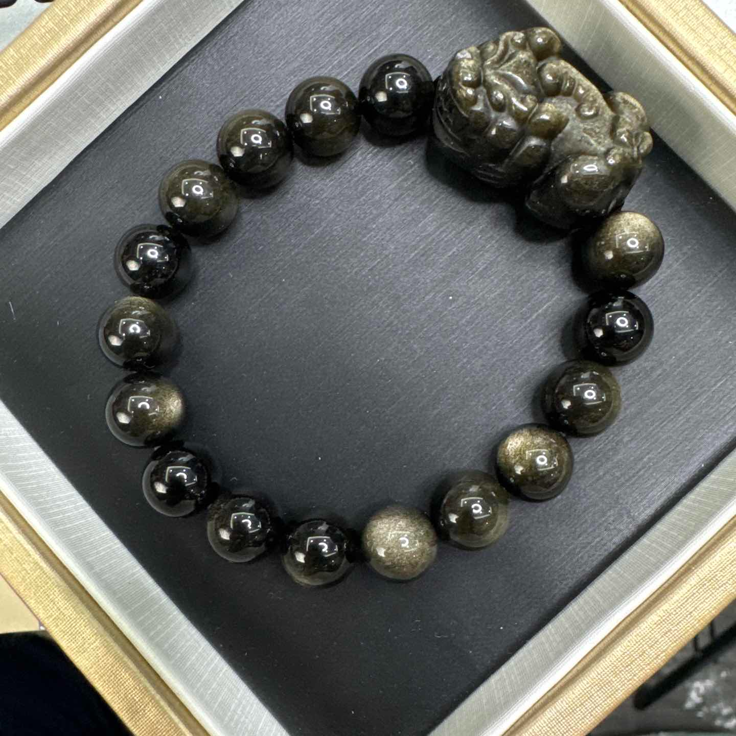 金曜石貔貅手串10mm-533190