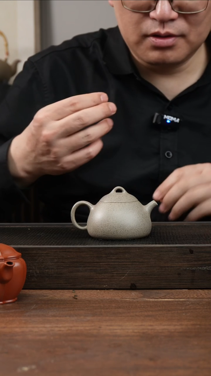 茶杯紫砂慧*本绿还原烧冬心秦权     120CC  