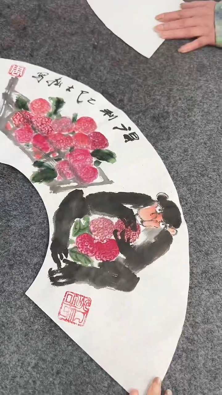 国画周大拙/国画/花鸟