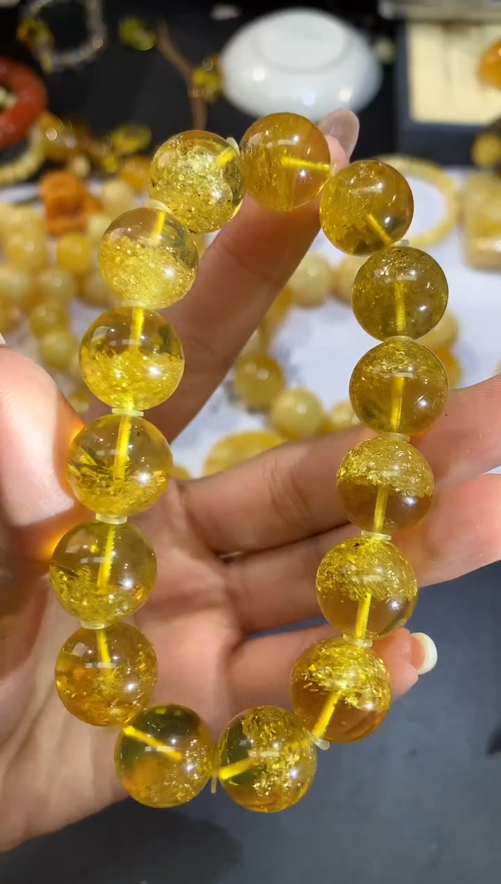 未镶嵌蜜蜡裸石手串A203 |  2800