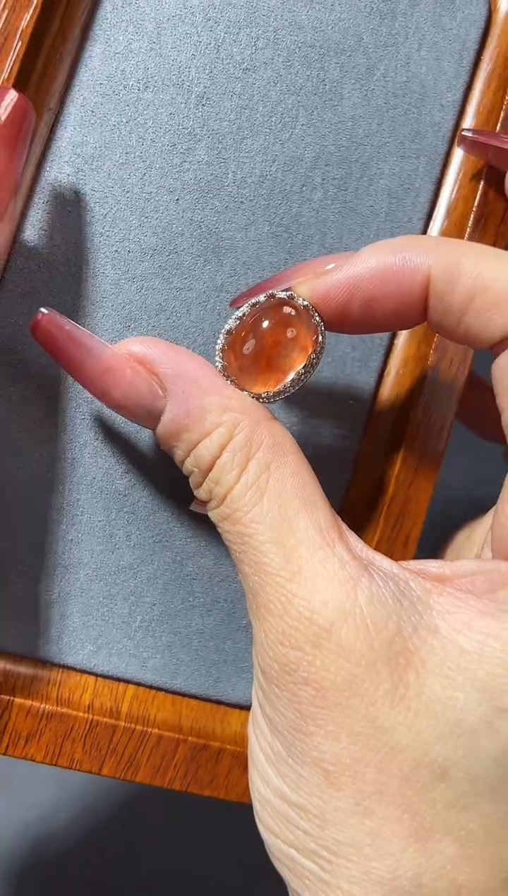 【闪购商品】水晶盒子银S925镶嵌发一（27）