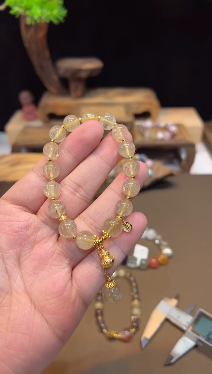 水晶手链未镶嵌手饰@@E2352