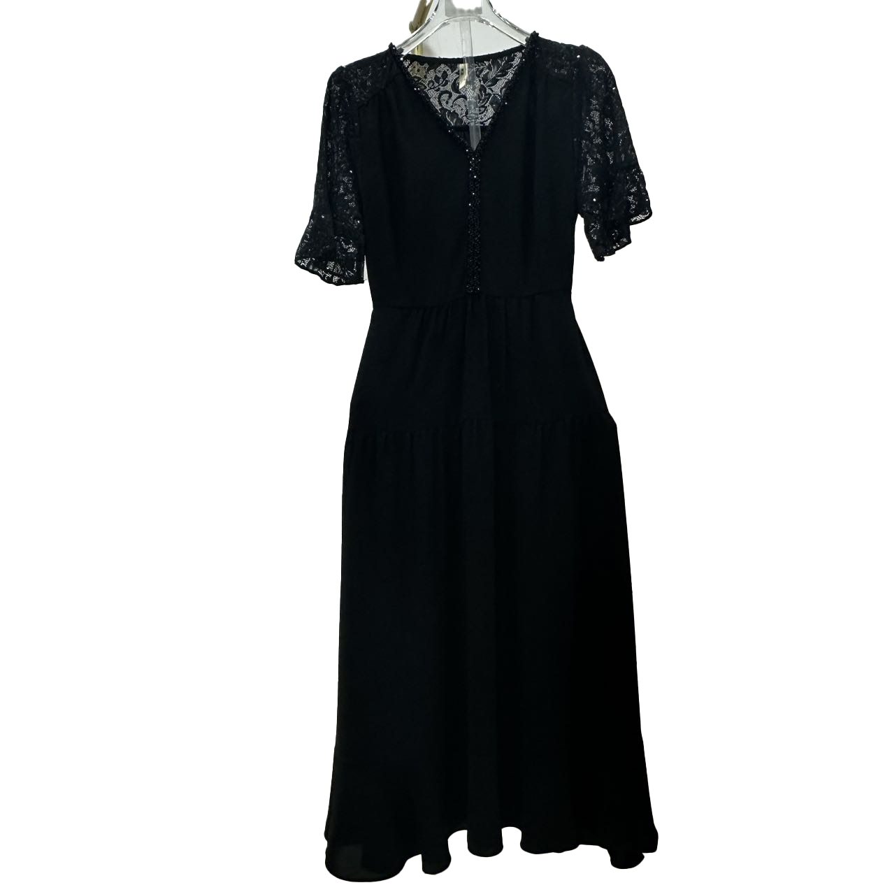 【品牌撤柜剪标】气质显瘦高腰连衣裙V1006