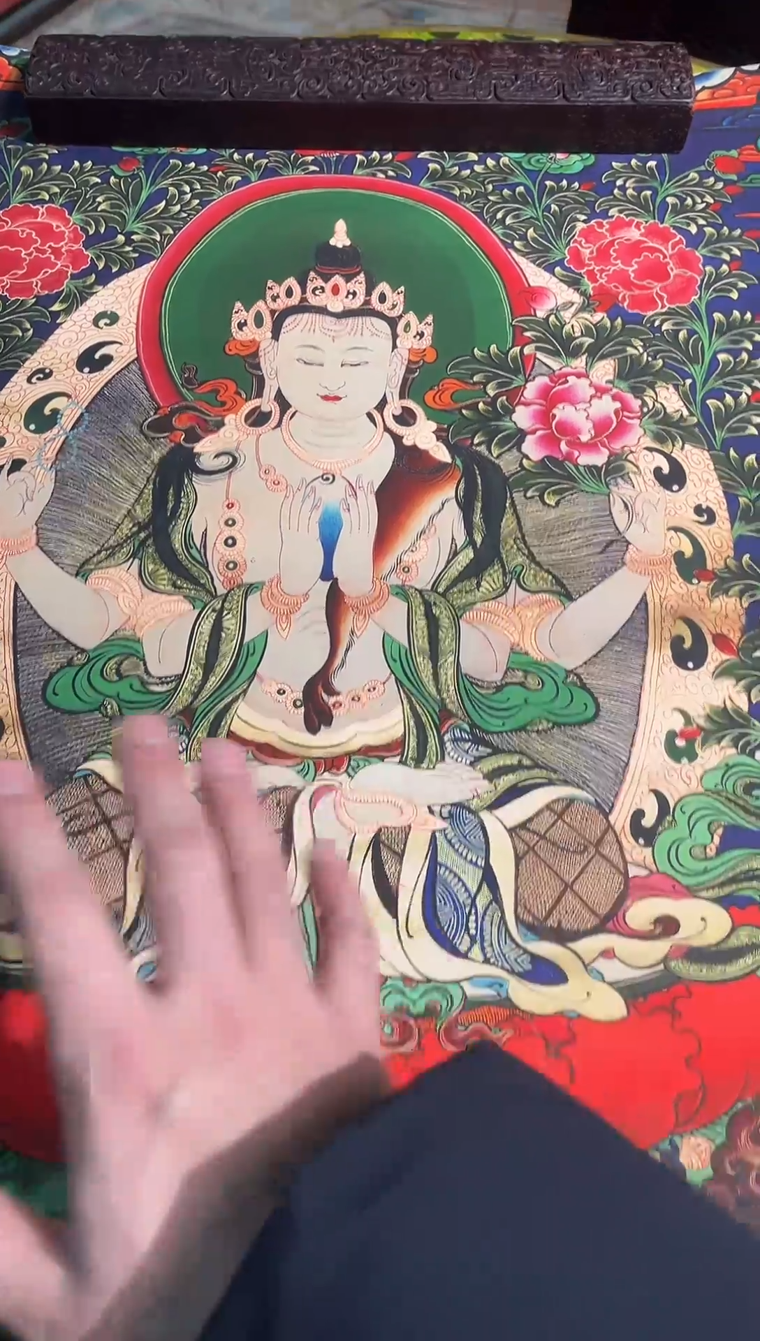 卷轴画曦曦的唐卡tk160