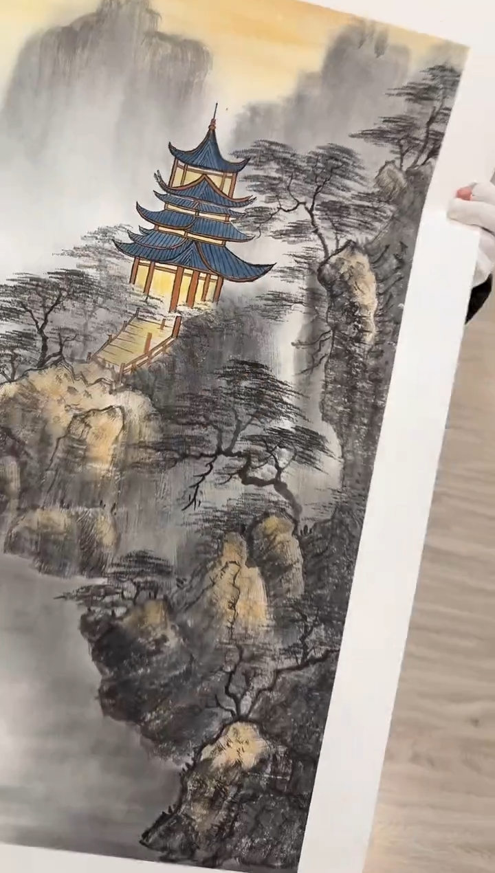 国画27赵隆轩美术馆李庆兴老师作品