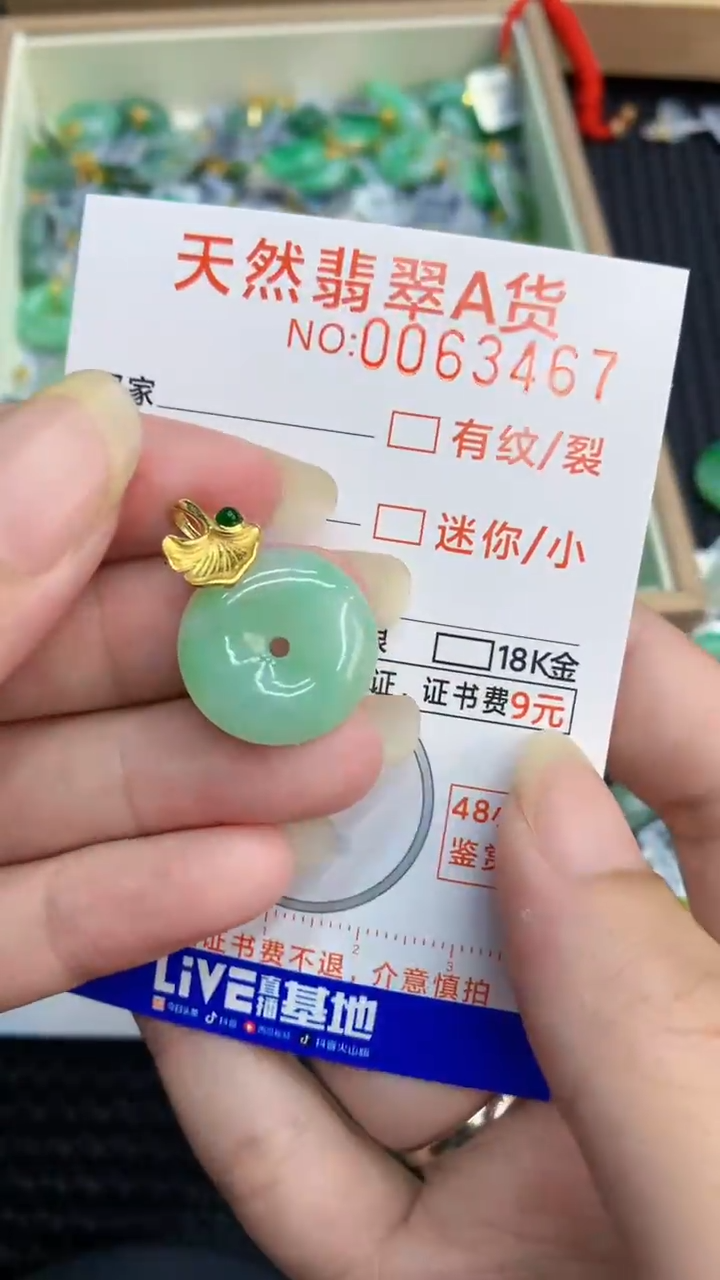 【闪购商品】翡翠颈饰银S925镶嵌            8