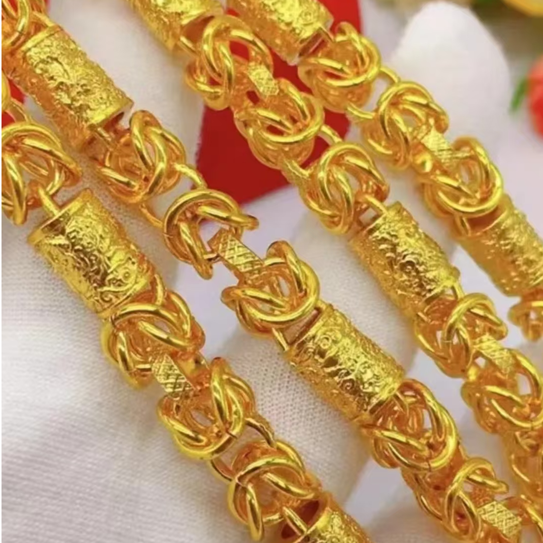 合金项链 2025新款【龙柱项链】男士 潮流 时尚 经典 百搭 精工精美