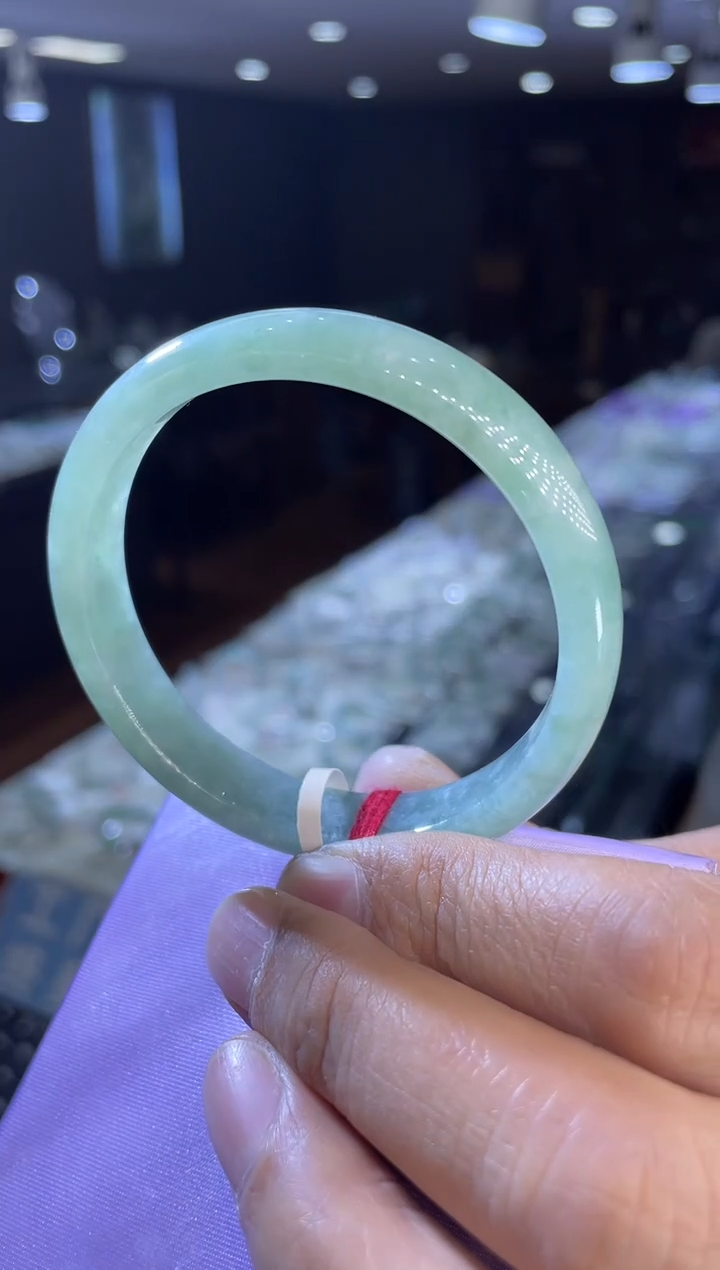 未镶嵌手镯翡翠正圈55-56