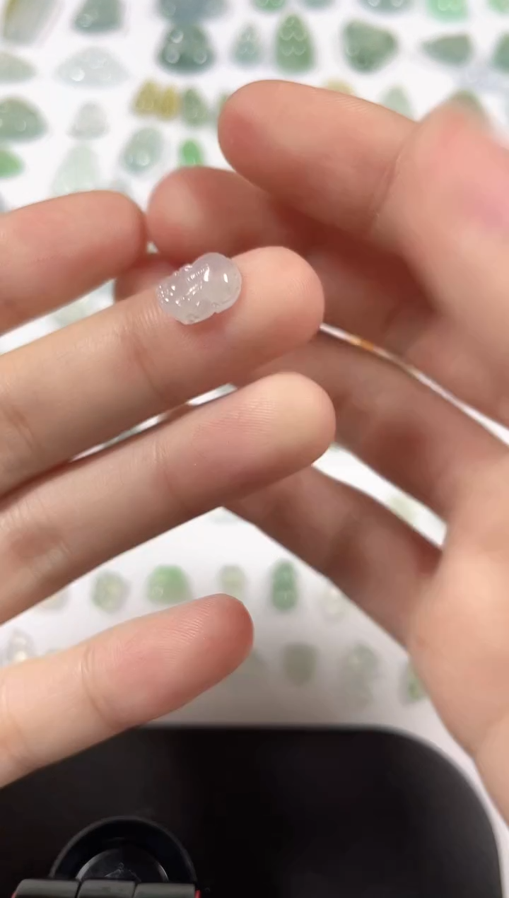 未镶嵌裸石翡翠翡翠未镶嵌颈饰天然翡翠Ａ货8886