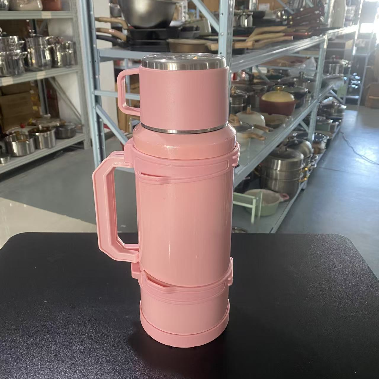 【高端厨具】家用厨房不锈钢粉色保温提锅（品牌尾货，微瑕介意勿拍）