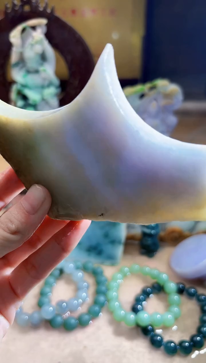 未镶嵌挂件翡翠A货柠优6571