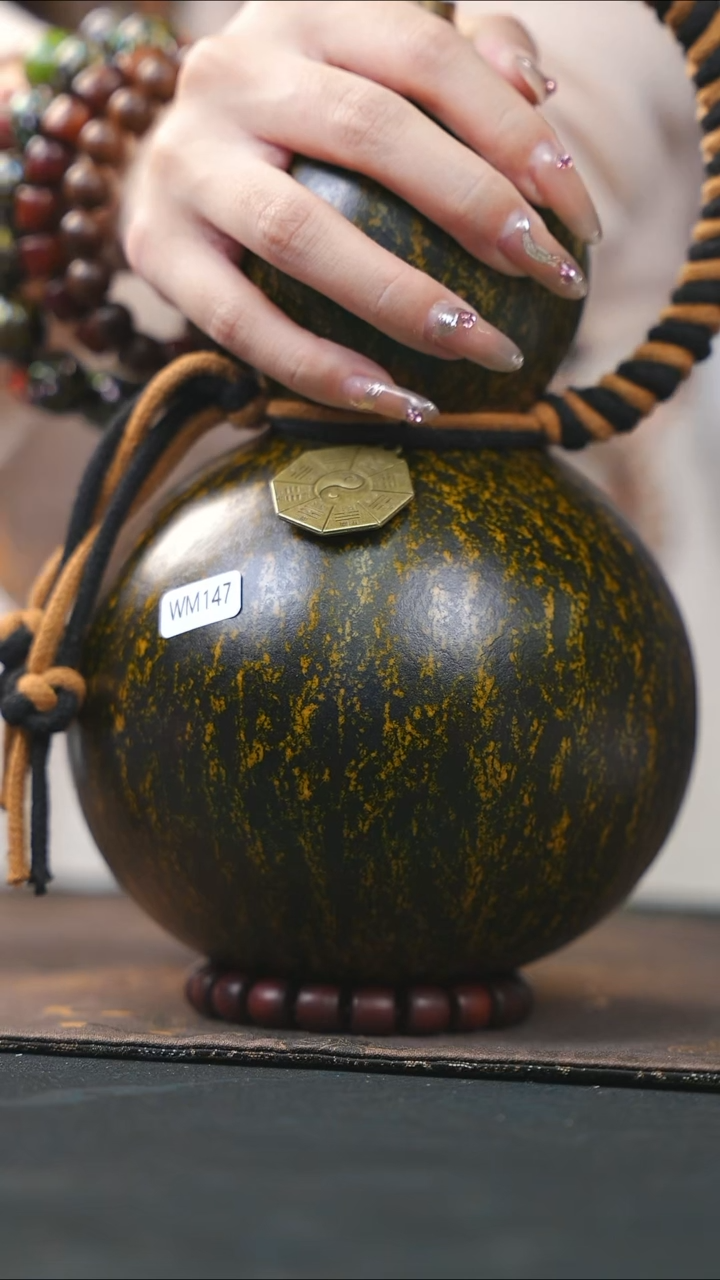 【闪购商品】WM147大漆酒葫芦随缘发