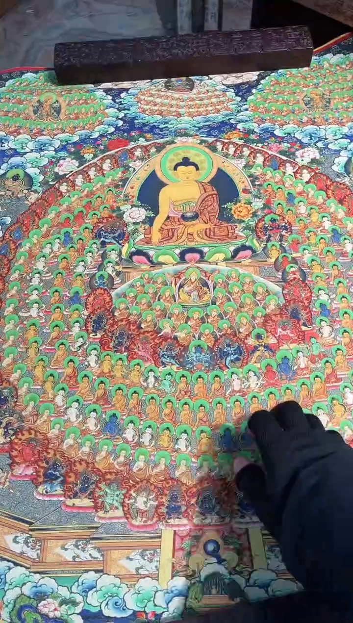 卷轴画天天的唐卡tk160