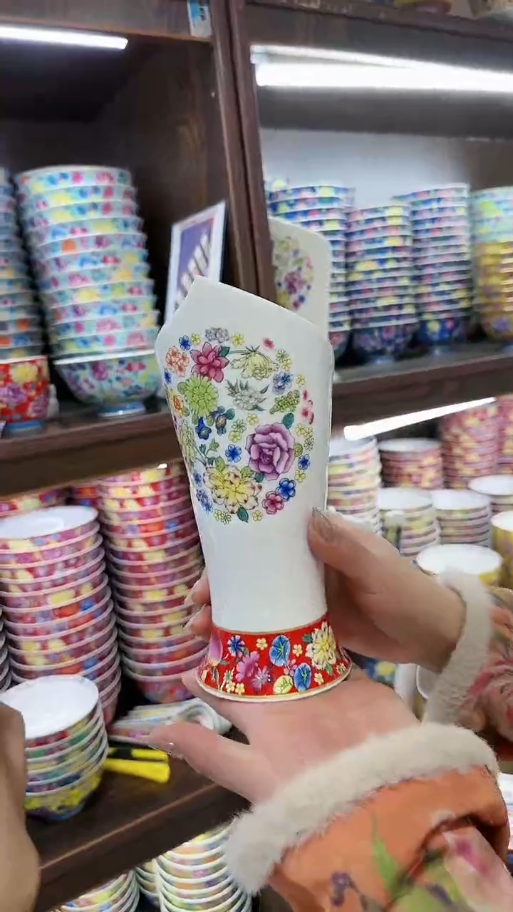 【闪购商品】瓷片筷子筒一只景德镇陶瓷