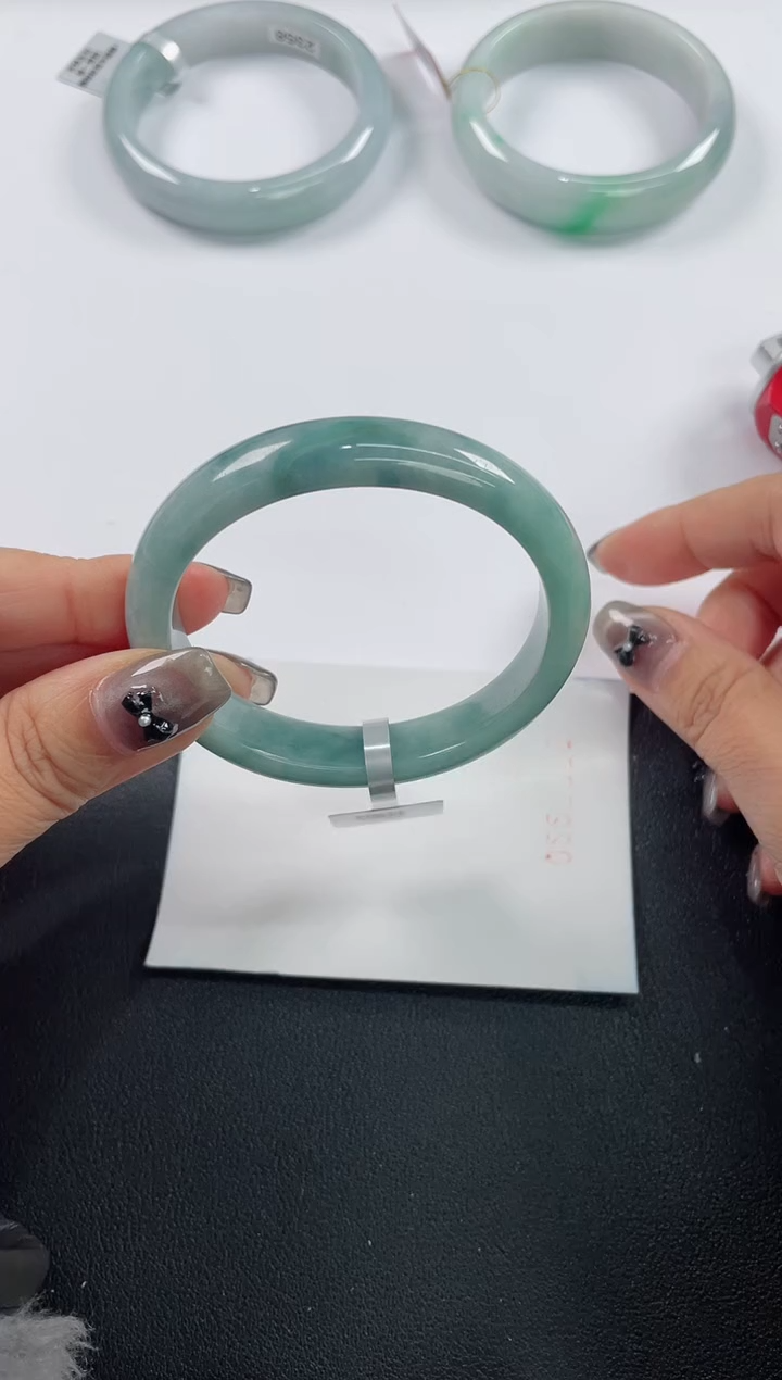 未镶嵌手镯翡翠基地发货H8980 53+